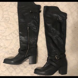 Over-the-knee Frye Leather Boots